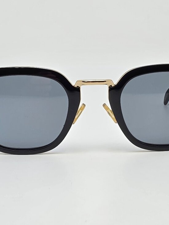 Celine CL41402/S ANW G8 Black Pale Gold Frame Dark Grey Lens Sunglasses Italy